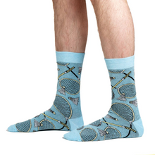 Load image into Gallery viewer, Good Luck Socks - Badminton Crew Socks