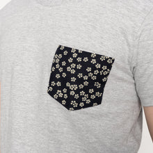 Load image into Gallery viewer, Naked & Famous - Pocket Tee - Kimono Flowers