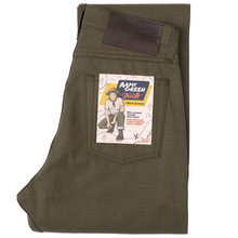 Load image into Gallery viewer, Naked & Famous - True Guy - Army Green Duck Selvedge