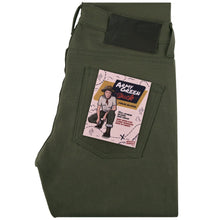 Load image into Gallery viewer, Naked & Famous - Weird Guy Fit - Army Green Duck Canvas