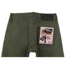 Load image into Gallery viewer, Naked & Famous - Weird Guy Fit - Army Green Duck Canvas