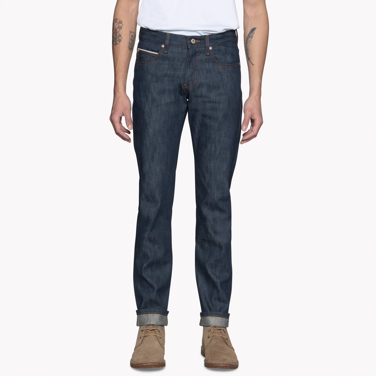 Jeans Naked & Famous Super Guy Golden Hour Slub - Selvedge Fabriqué Au Canada, Taille 32