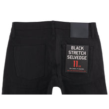 Load image into Gallery viewer, Unbranded - Skinny Fit - 11oz Black Stretch Selvedge
