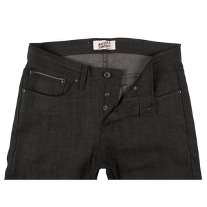 Naked & Famous - Easy Guy - Black X Grey Stretch Selvedge