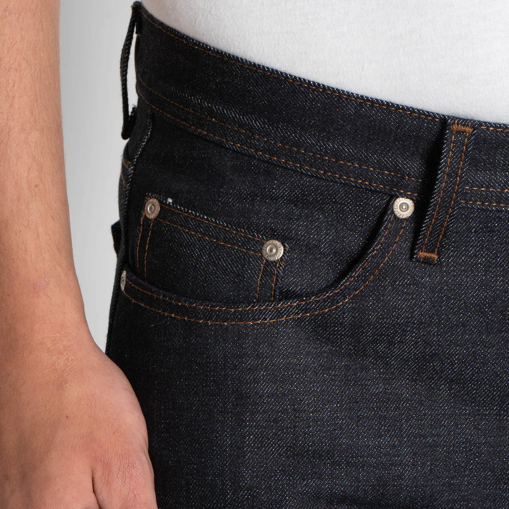 Naked & Famous Denim - Weird Guy - Deep Indigo Selvedge