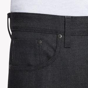 Naked & Famous - Easy Guy - Black X Grey Stretch Selvedge