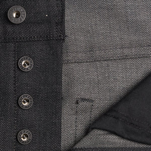 Naked & Famous - Easy Guy - Black X Grey Stretch Selvedge