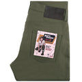 Naked & Famous Denim - Easy Guy - Army Green Duck Selvedge
