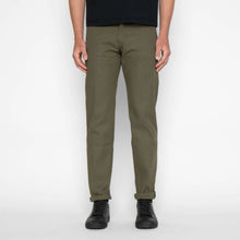 Load image into Gallery viewer, Naked &amp; Famous Denim - Easy Guy - Army Green Duck Selvedge