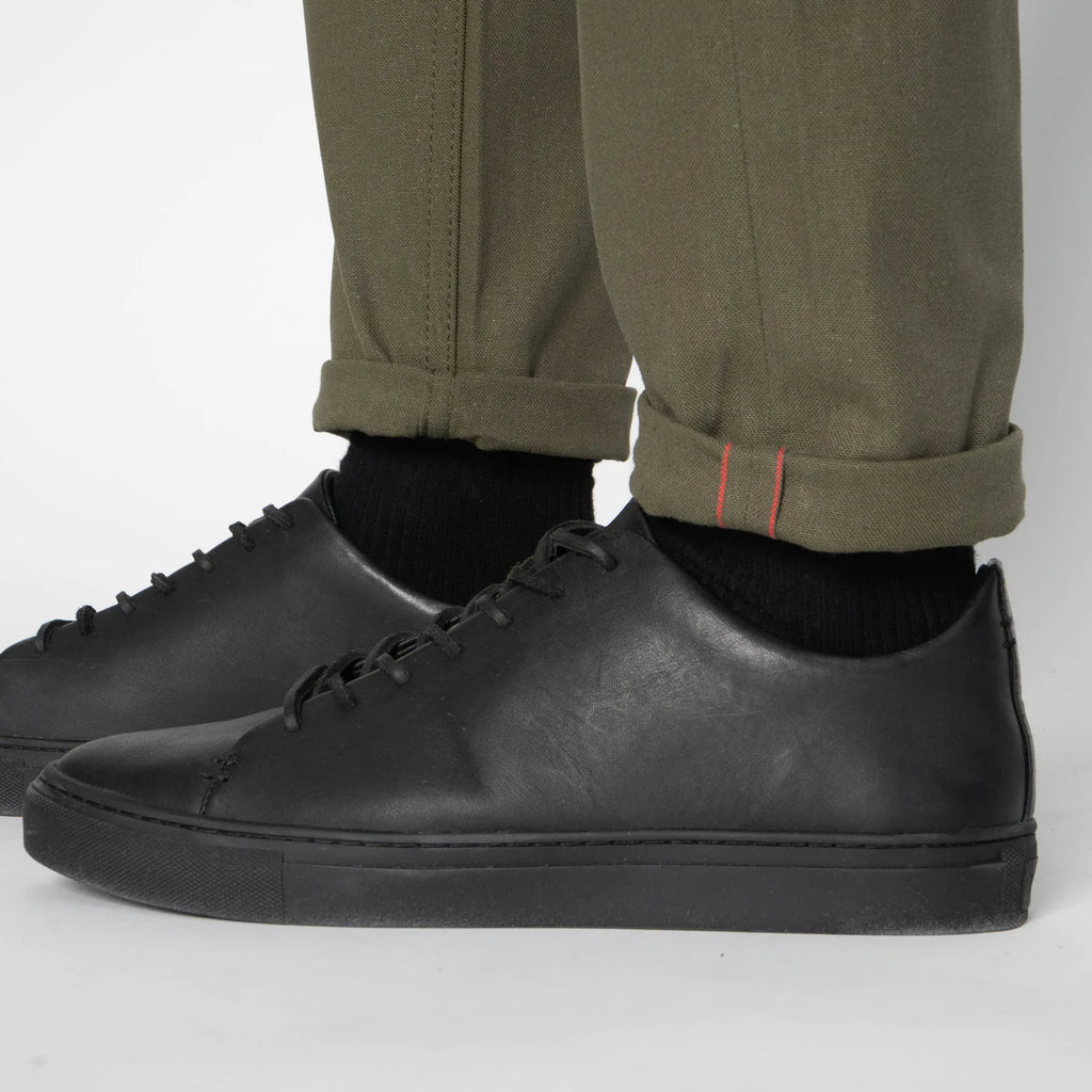 Naked & Famous Denim - Easy Guy - Army Green Duck Selvedge
