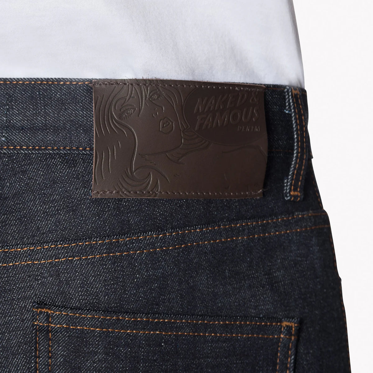 Naked & Famous Denim - Super Guy - Deep Indigo Selvedge