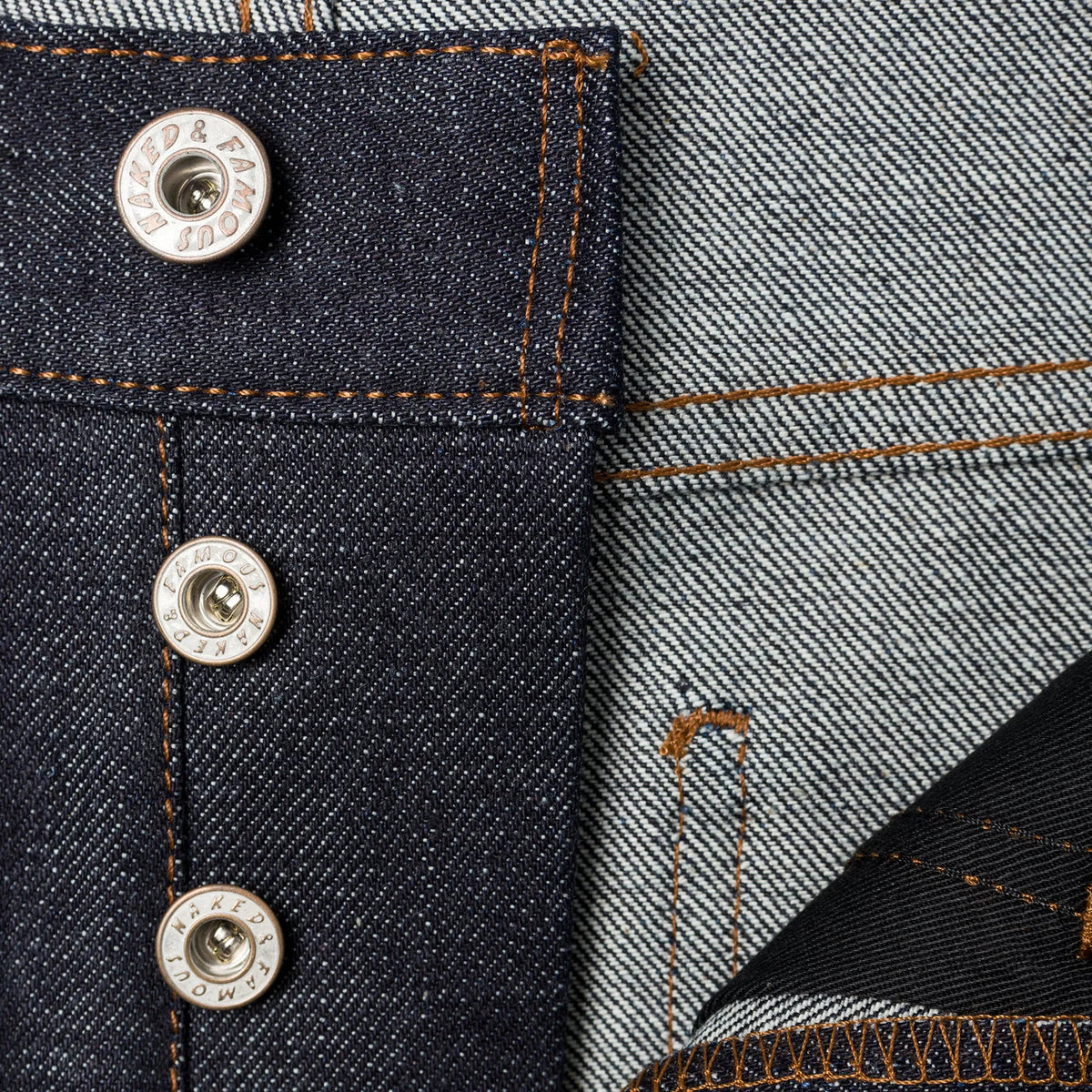 Naked & Famous Denim - Super Guy - Deep Indigo Selvedge
