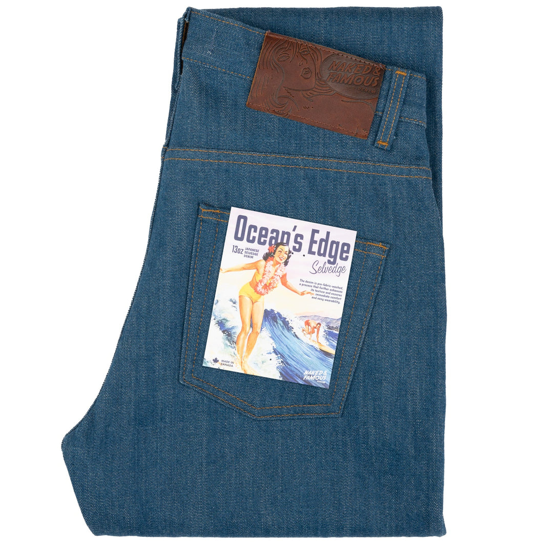 Naked & Famous - Easy Guy - Ocean's Edge Selvedge