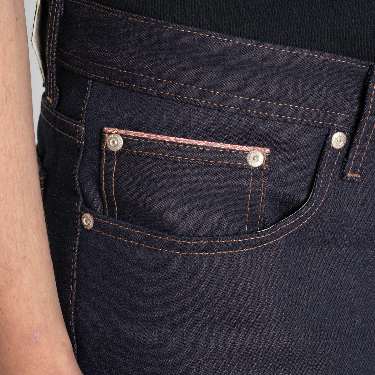 Naked & Famous Denim - Weird Guy - Chocolate Milk Selvedge