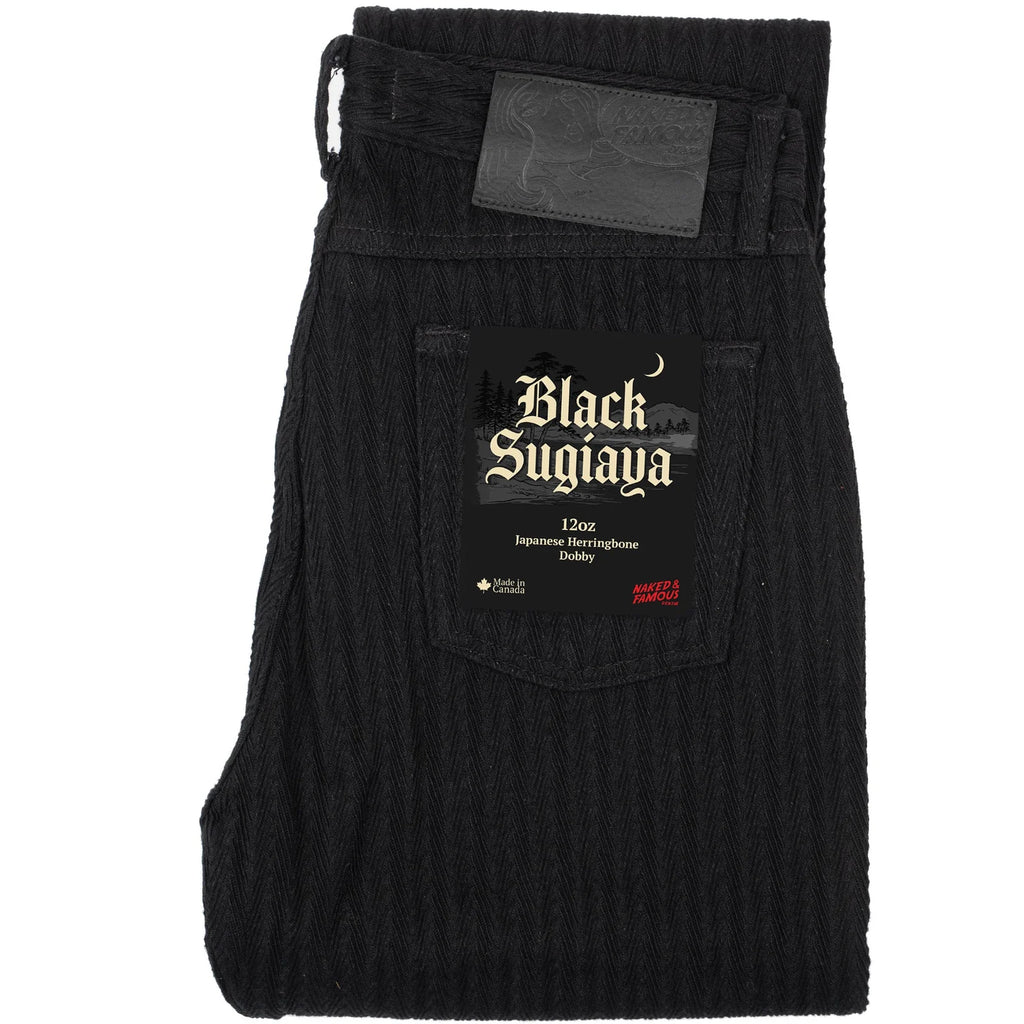 Naked & Famous Denim - Weird Guy - Black Sugiaya