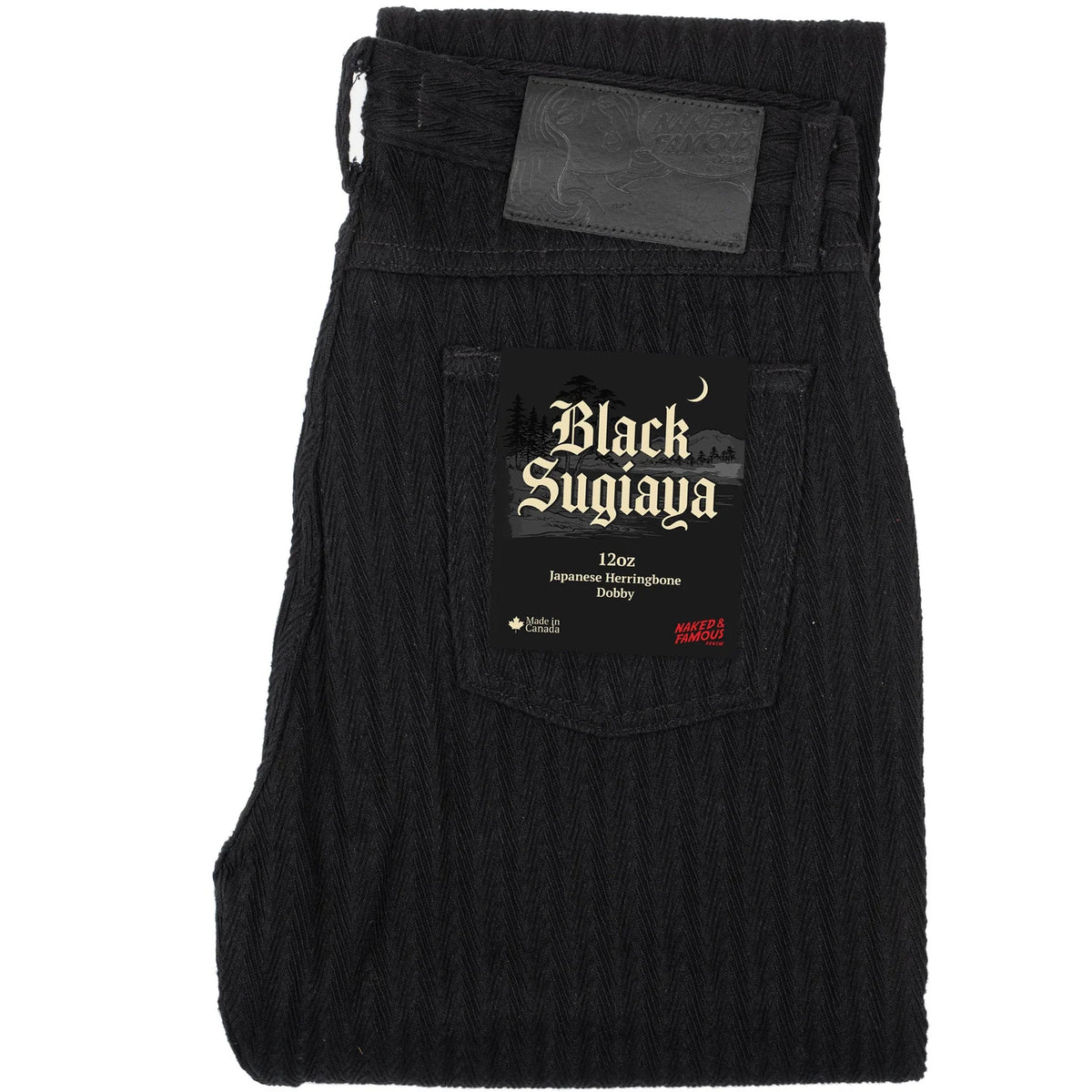 Naked & Famous Denim - Weird Guy - Black Sugiaya