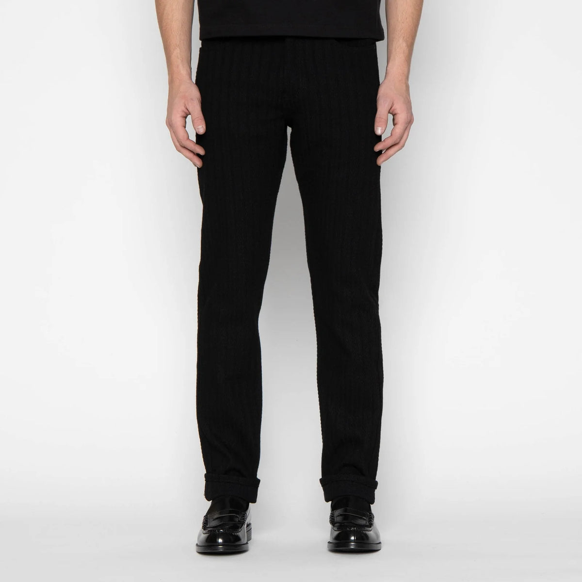 Naked & Famous Denim - Weird Guy - Black Sugiaya
