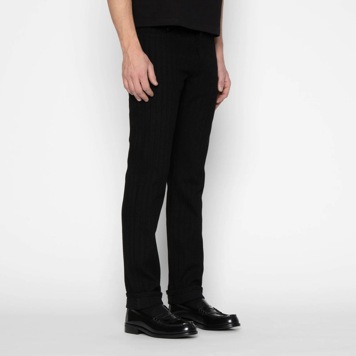 Naked & Famous Denim - Weird Guy - Black Sugiaya