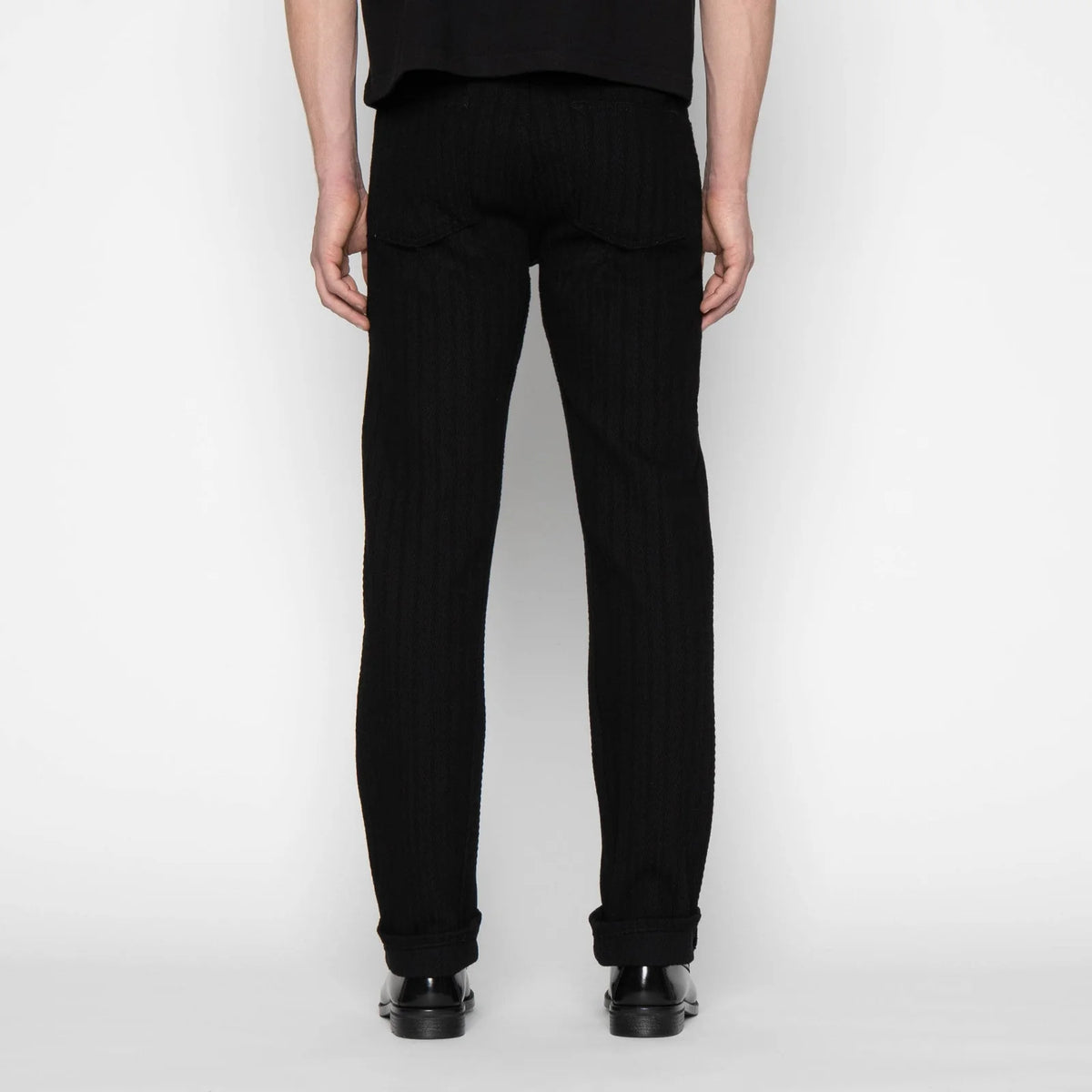 Naked & Famous Denim - Weird Guy - Black Sugiaya
