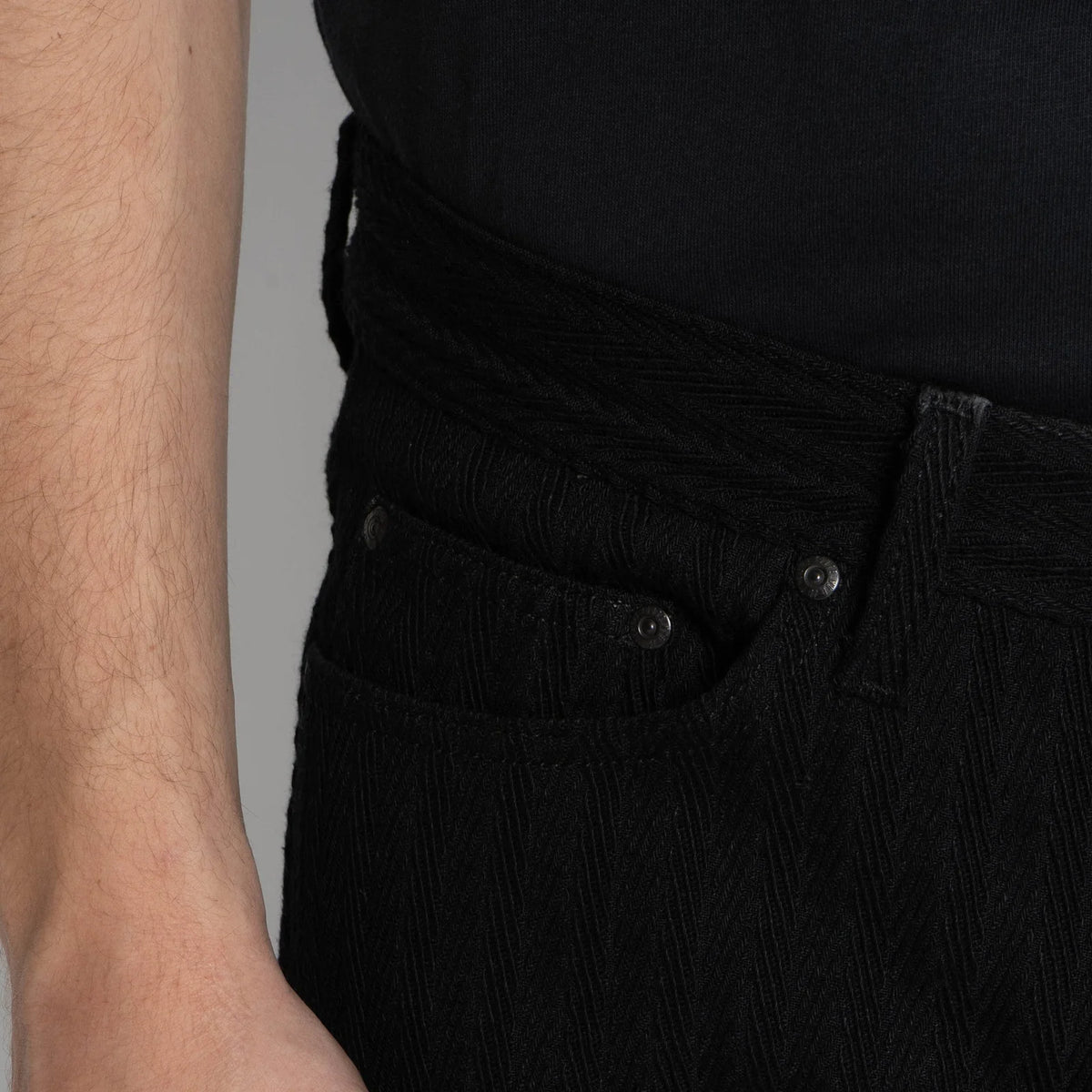 Naked & Famous Denim - Weird Guy - Black Sugiaya