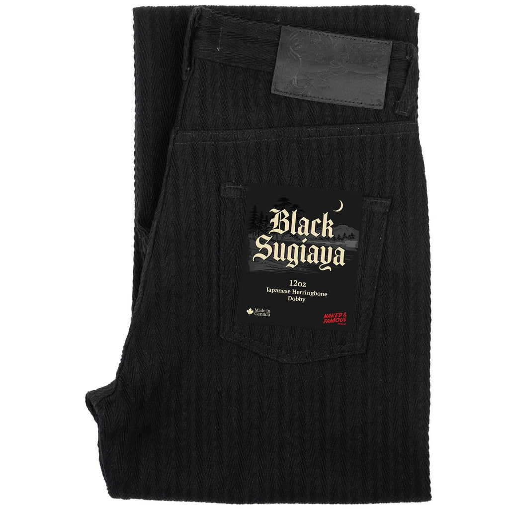 Naked & Famous Denim - True Guy - Black Sugiaya