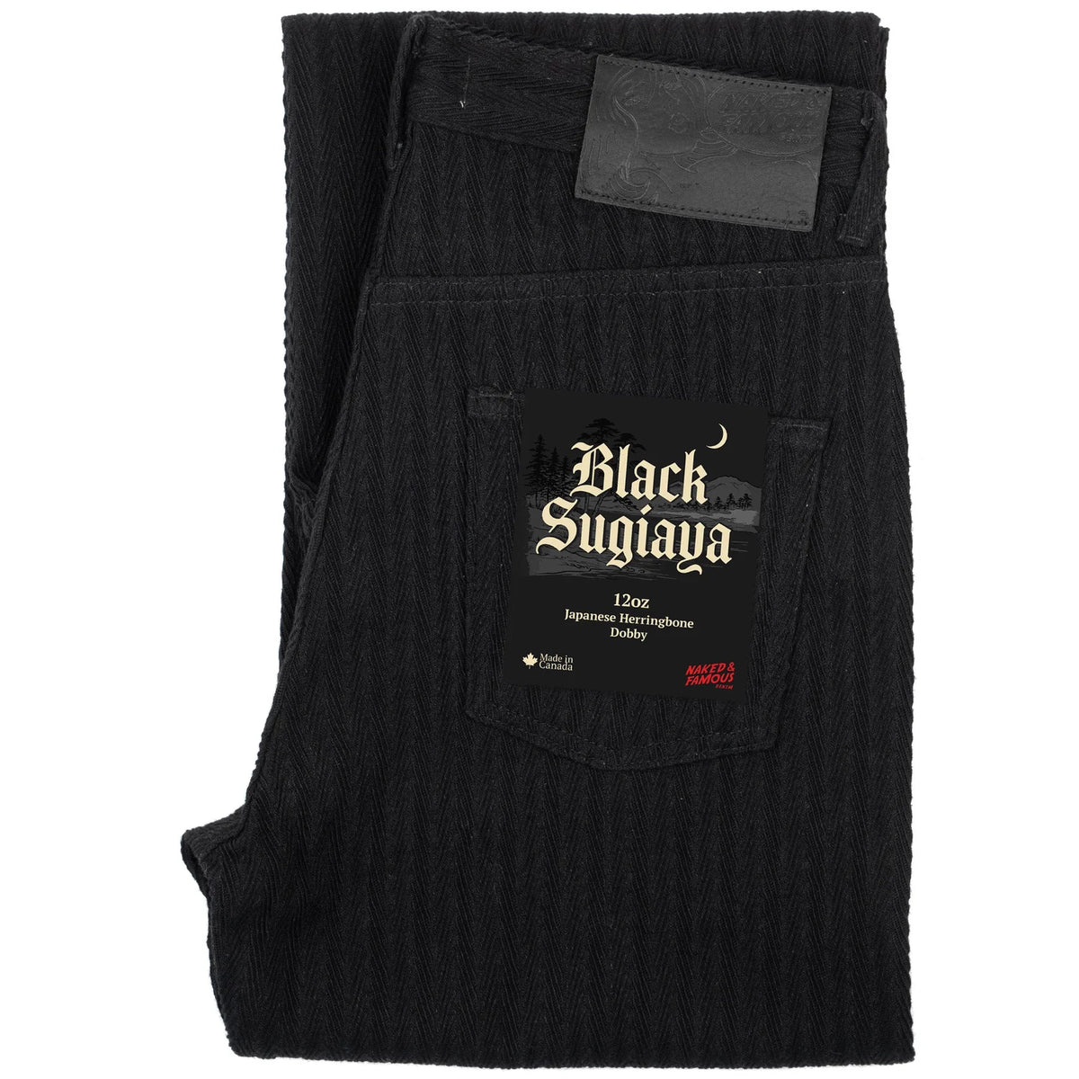 Naked & Famous Denim - True Guy - Black Sugiaya