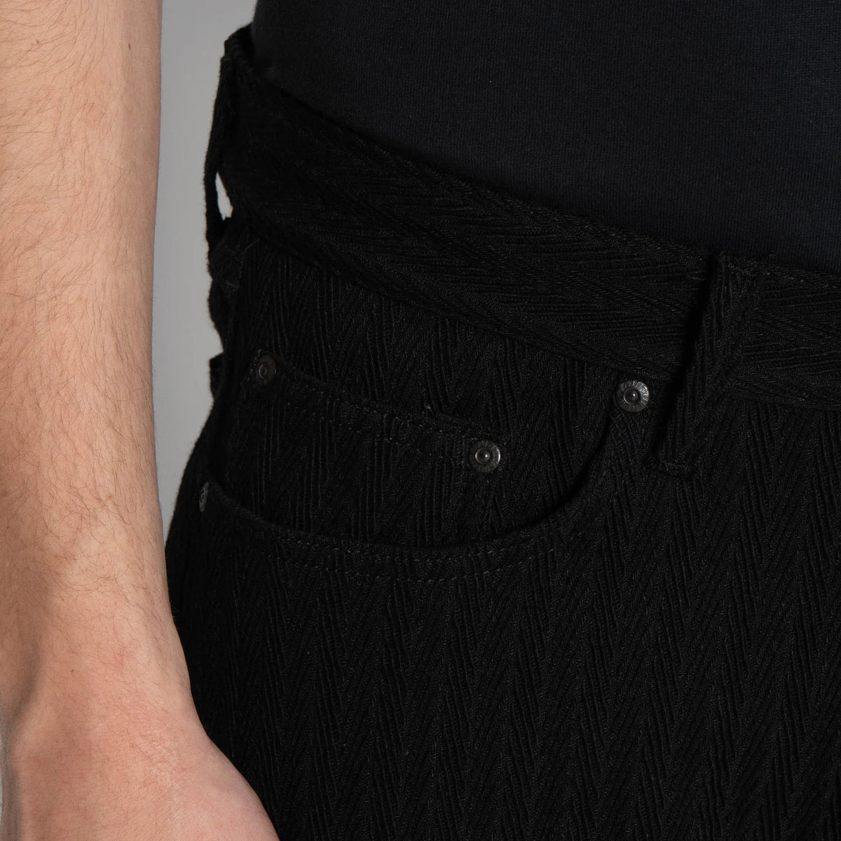 Naked & Famous Denim - True Guy - Black Sugiaya