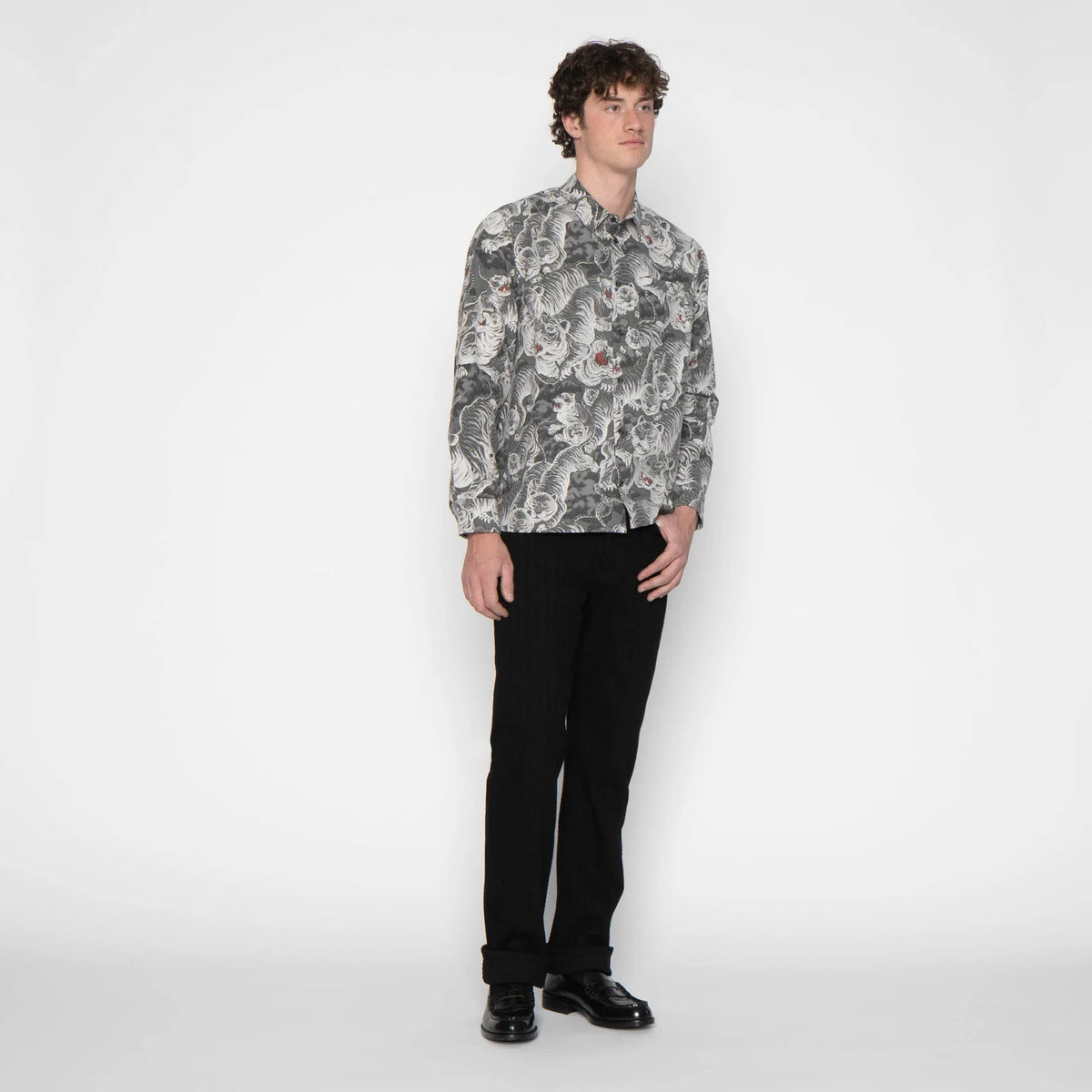 Naked & Famous Denim - True Guy - Black Sugiaya