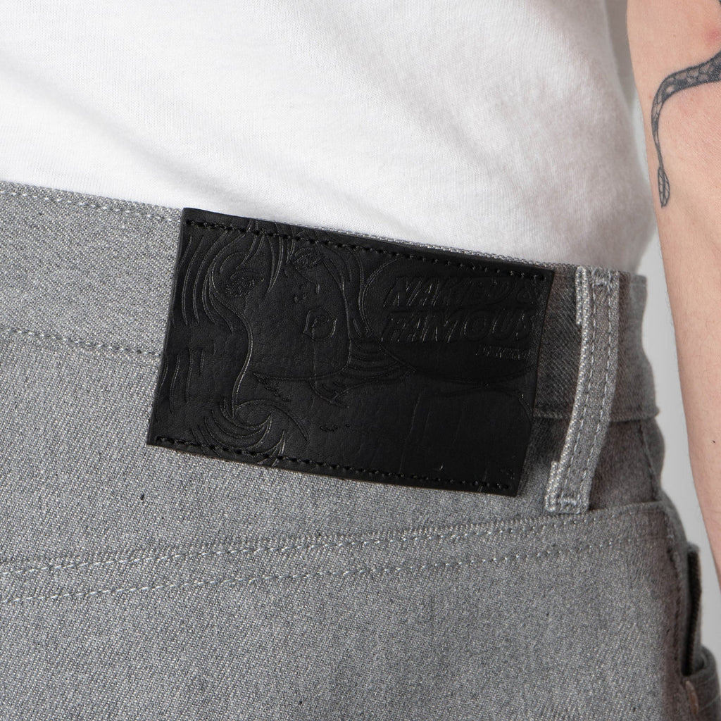 Naked and Famous Denim - Easy Guy - Heather Grey Selvedge