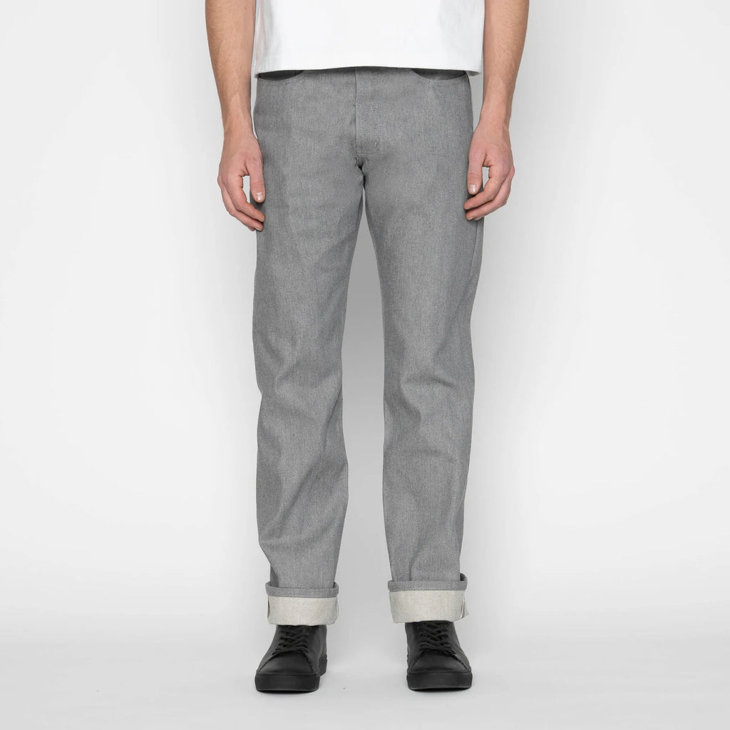 Naked and Famous Denim - True Guy - Heather Grey Selvedge
