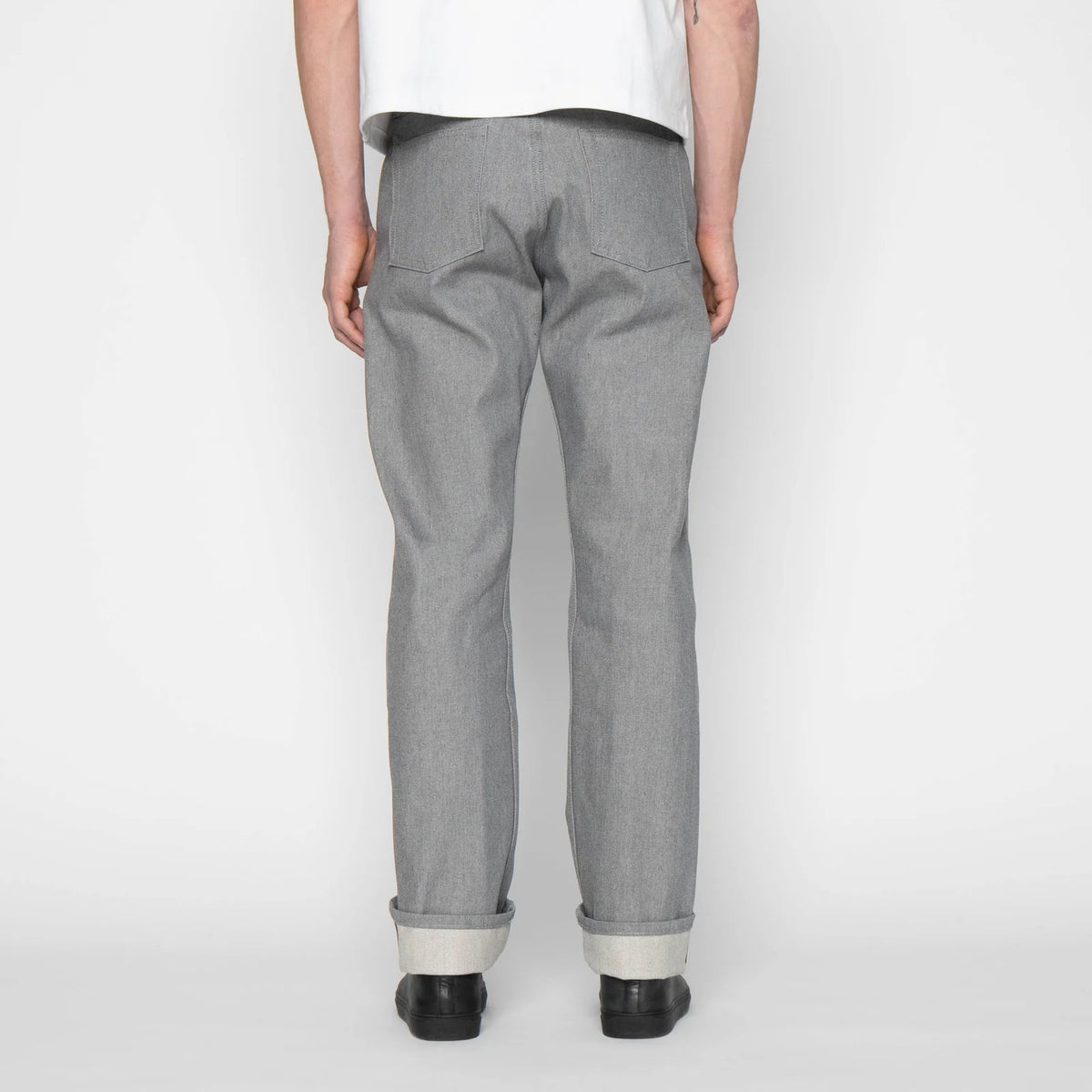 Naked and Famous Denim - True Guy - Heather Grey Selvedge