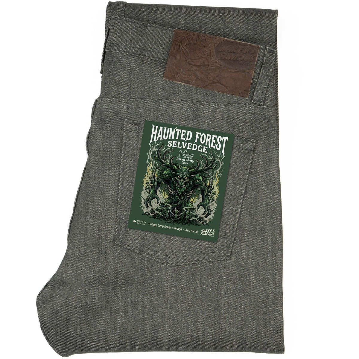 Naked & Famous Denim - Weird Guy - Haunted Forest Selvedge