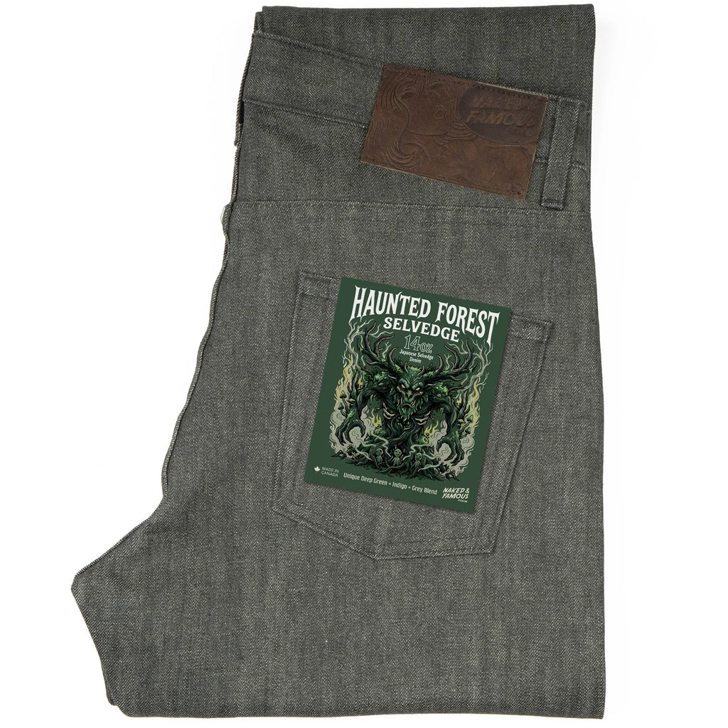 Naked & Famous Denim - True Guy - Haunted Forest Selvedge