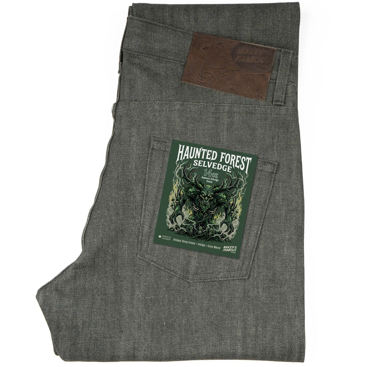 Naked & Famous Denim - True Guy - Haunted Forest Selvedge