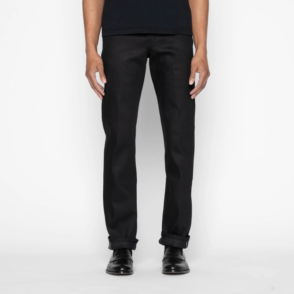 Naked & Famous Denim - Weird Guy - Black Cobra Stretch Selvedge