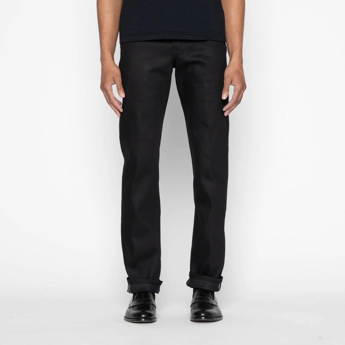 Naked & Famous Denim - Weird Guy - Black Cobra Stretch Selvedge