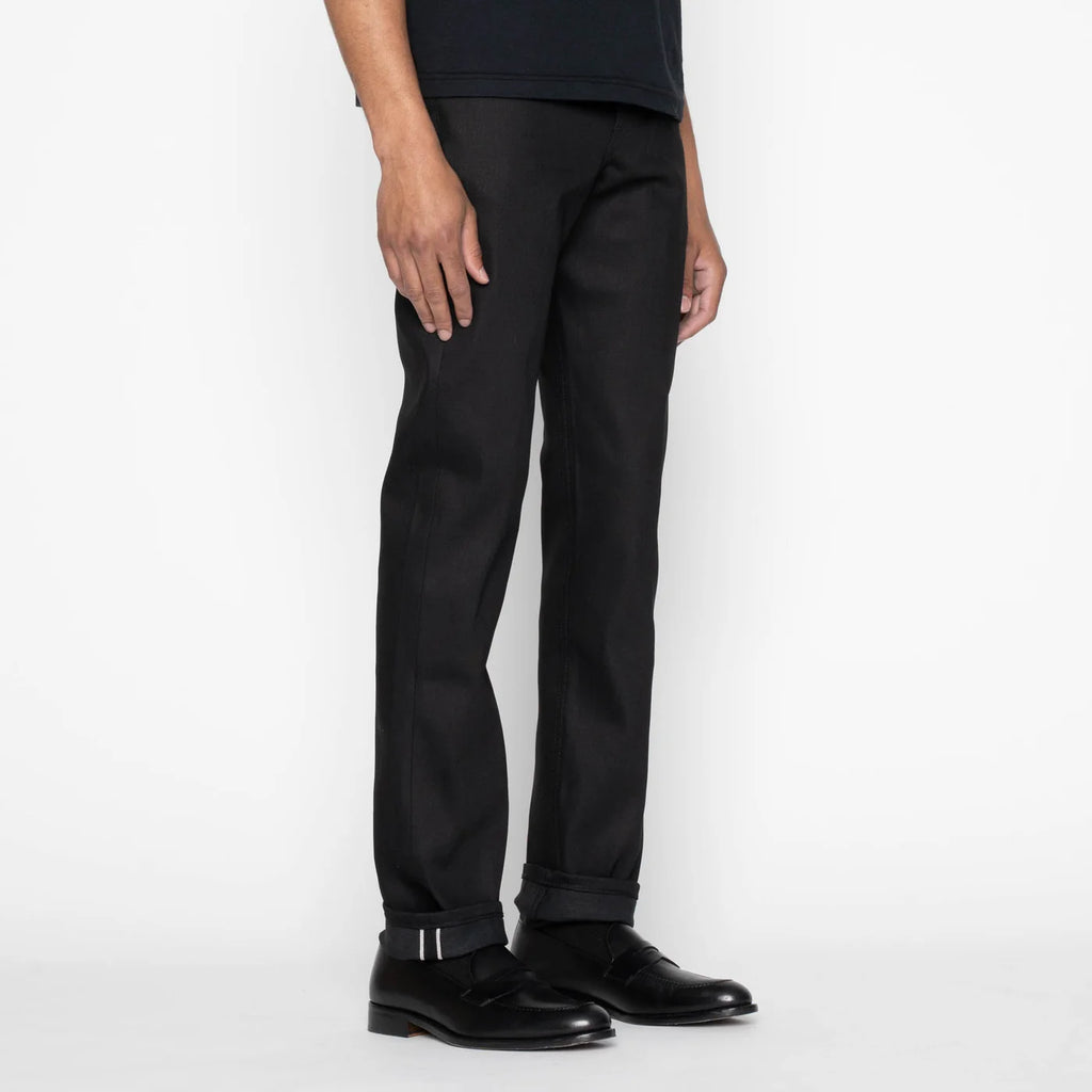 Naked & Famous Denim - Weird Guy - Black Cobra Stretch Selvedge