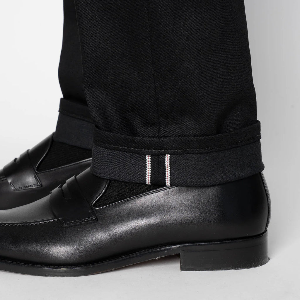 Naked & Famous Denim - Weird Guy - Black Cobra Stretch Selvedge