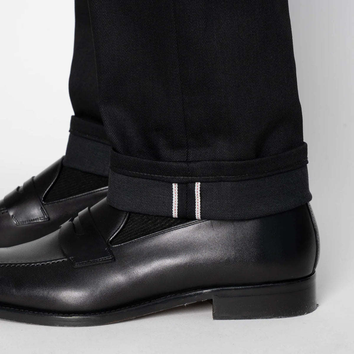 Naked & Famous Denim - Weird Guy - Black Cobra Stretch Selvedge