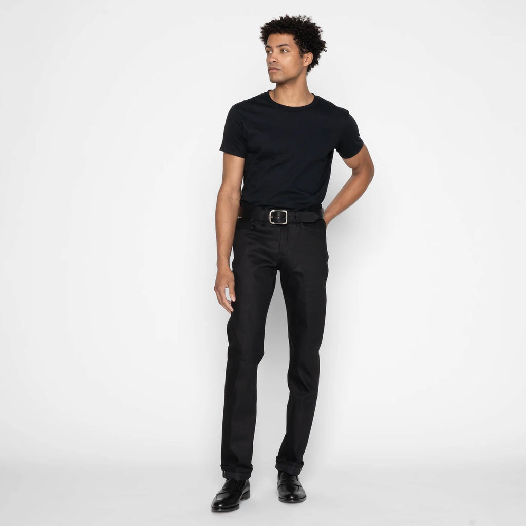 Naked & Famous Denim - Weird Guy - Black Cobra Stretch Selvedge
