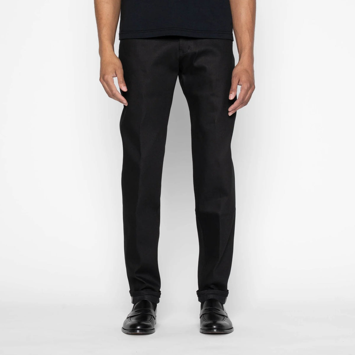 Naked & Famous Denim - Easy Guy - Black Cobra Stretch Selvedge