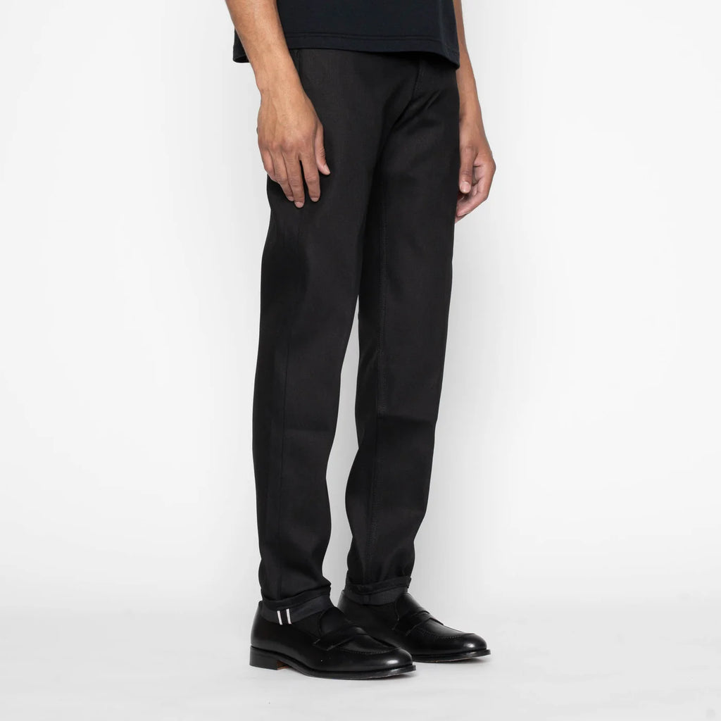 Naked & Famous Denim - Easy Guy - Black Cobra Stretch Selvedge