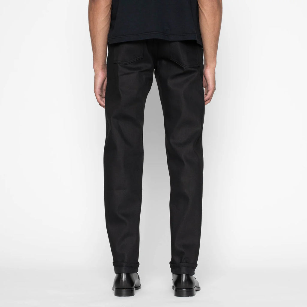 Naked & Famous Denim - Easy Guy - Black Cobra Stretch Selvedge