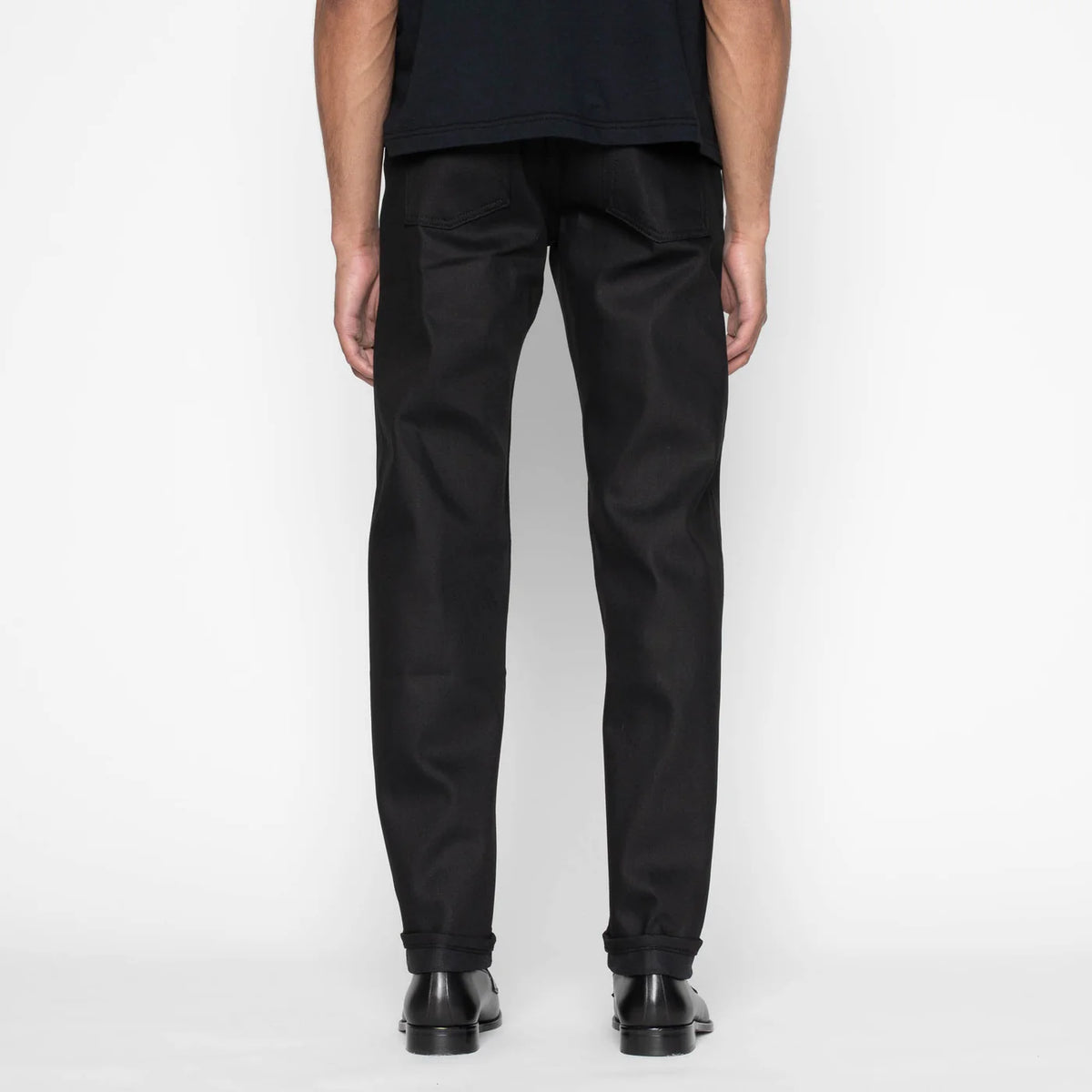 Naked & Famous Denim - Easy Guy - Black Cobra Stretch Selvedge