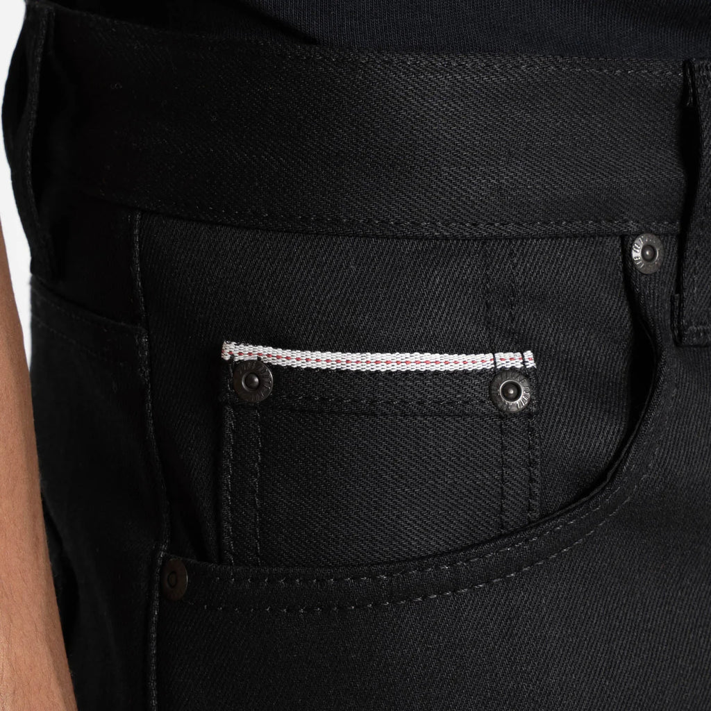 Naked & Famous Denim - Easy Guy - Black Cobra Stretch Selvedge