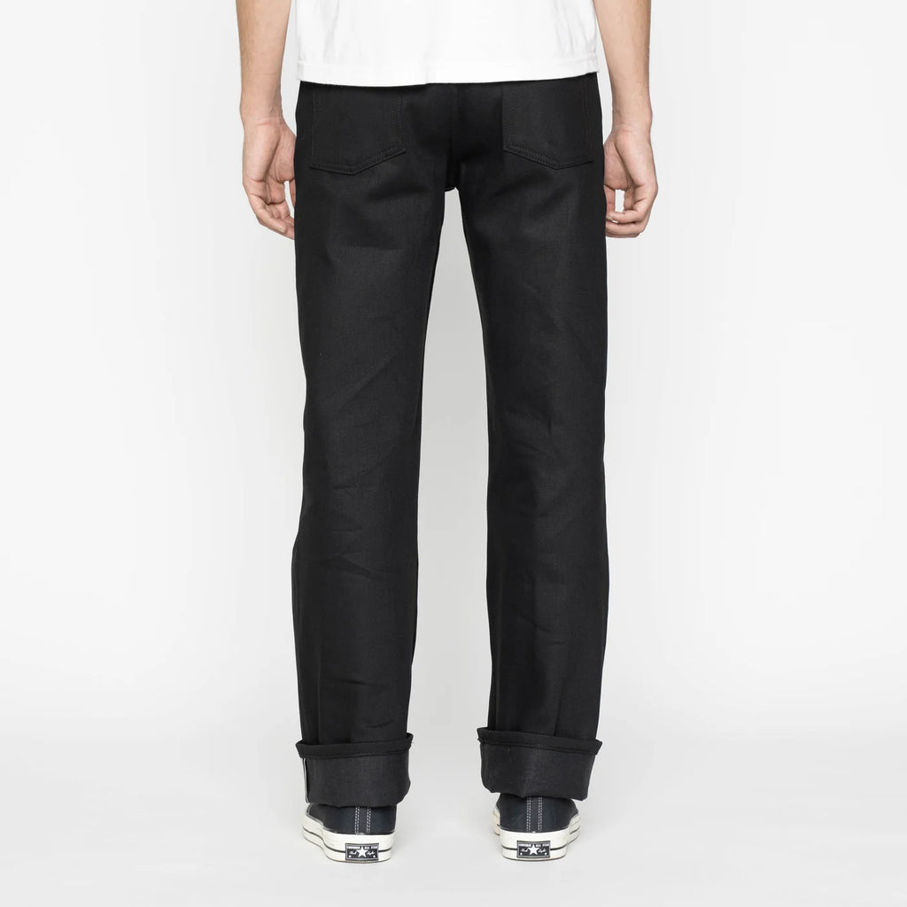 Naked & Famous Denim - Strong Guy - Black Cobra Stretch Selvedge