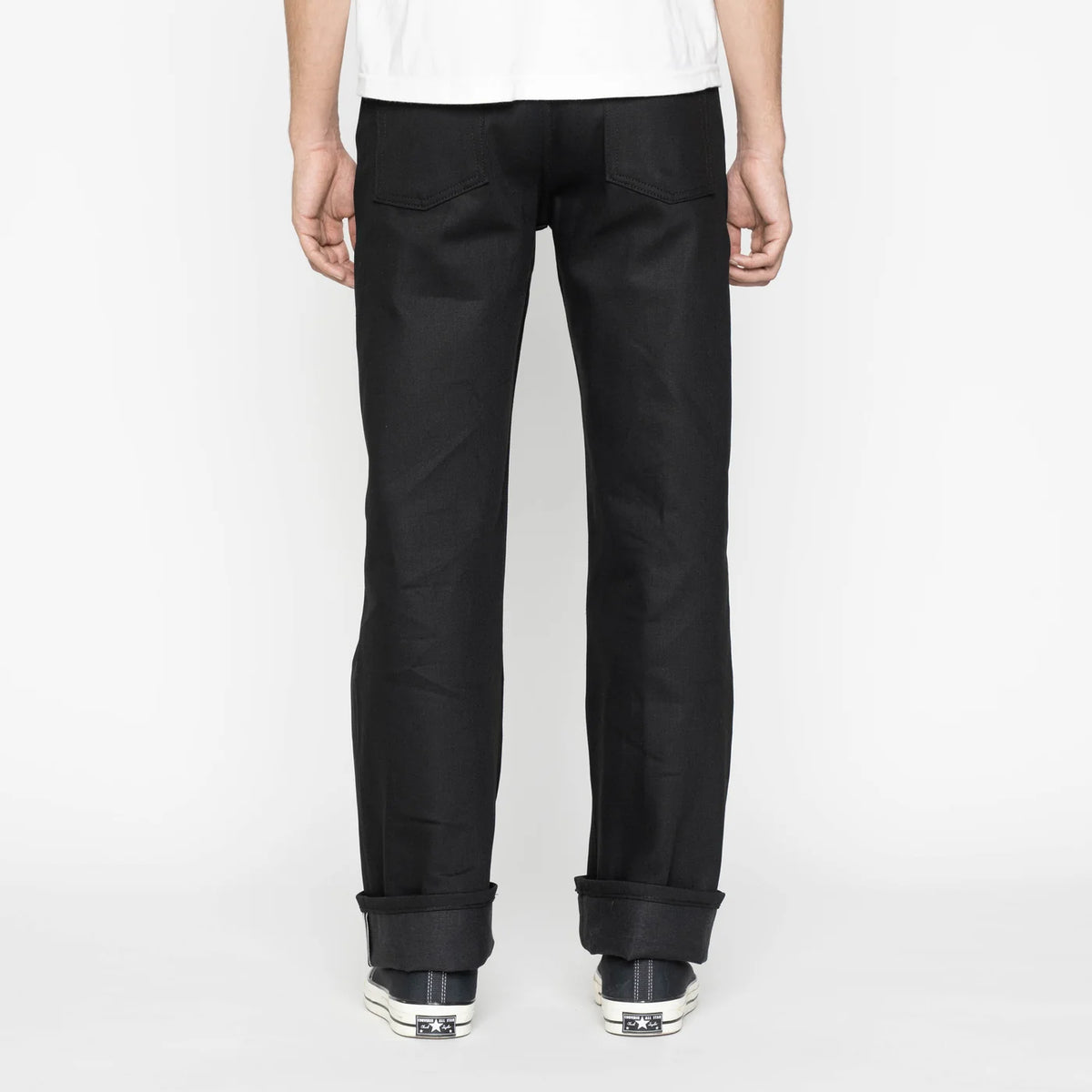 Naked & Famous Denim - Strong Guy - Black Cobra Stretch Selvedge