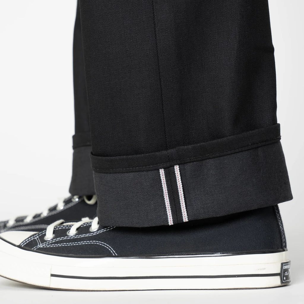 Naked & Famous Denim - Strong Guy - Black Cobra Stretch Selvedge