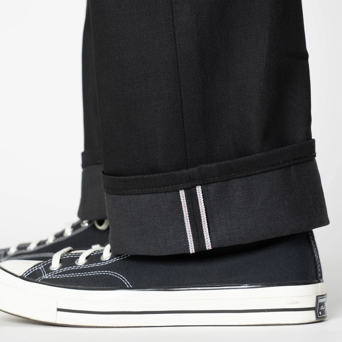 Naked & Famous Denim - Strong Guy - Black Cobra Stretch Selvedge