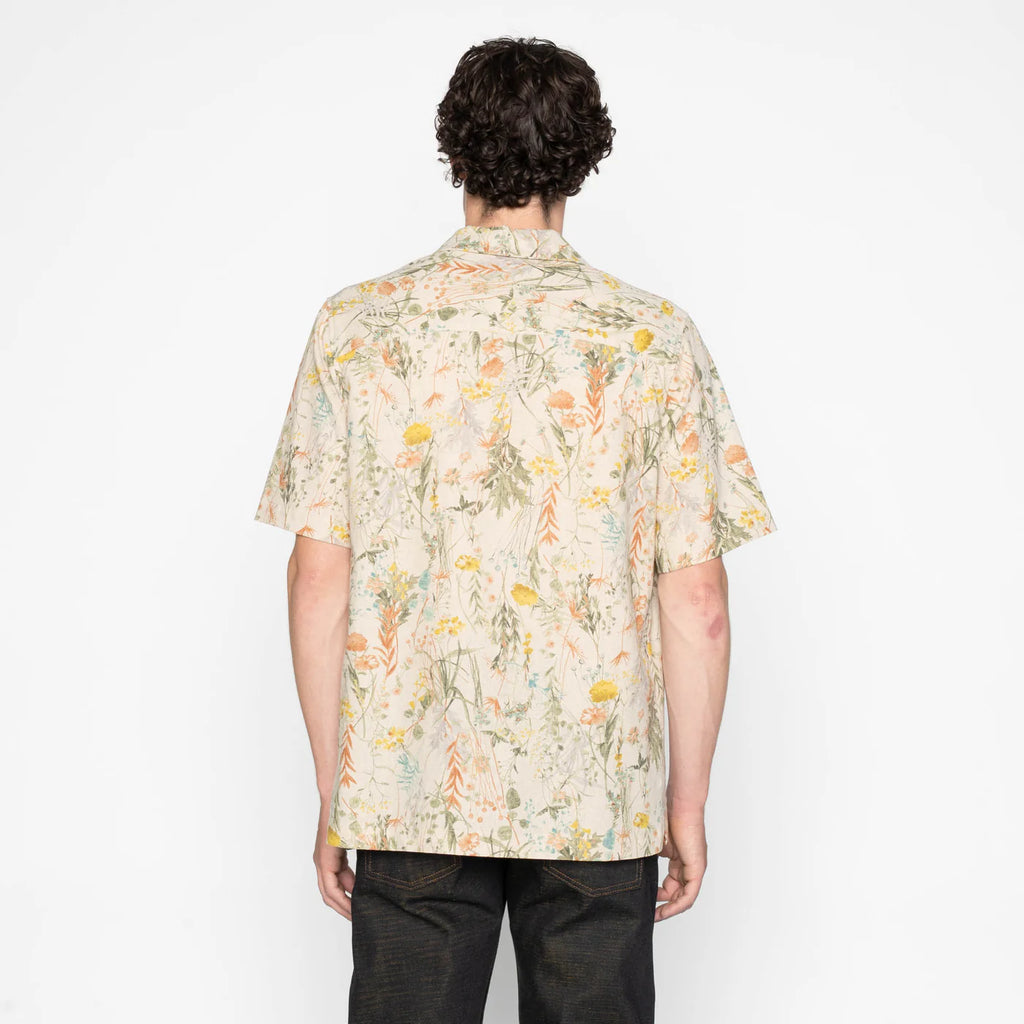 Naked & Famous - Aloha Shirt - Flowers Painting